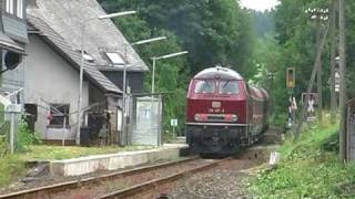 preview picture of video '218 387 auf der Oberen Lahntalbahn'