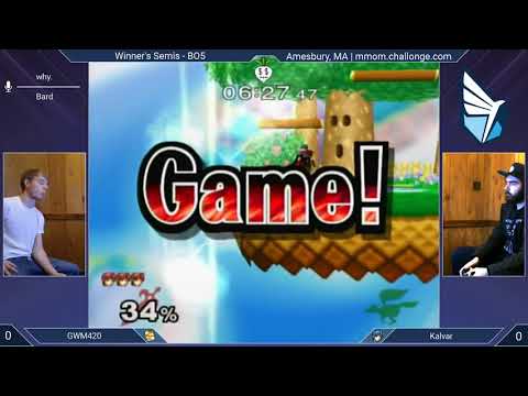 MMOM139 SSBM - GWM420 (Fox, Falco) vs. Kalvar (Marth) - Melee WSF