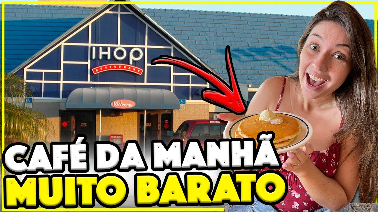 RESTAURANTE DE CAFÉ DA MANHÃ MUITO BARATO EM ORLANDO - IHOP VALE A PENA?