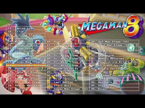 Mega Man 8 Soundtrack (PS1 OST, 48 Tracks) Megaman