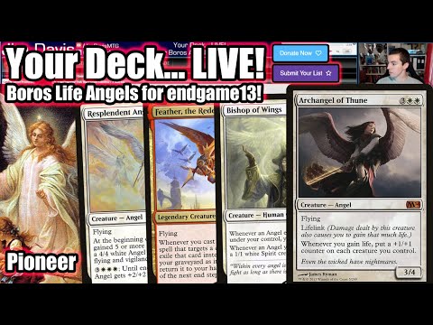 Your Deck... LIVE! Pioneer Boros Life Angels for endgame13 - Gaining Life And Flying High!