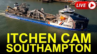 Itchen Cam - Southampton Shipspotting on the Itchen River (Tug & RoRo) LIVE 24/7 live webcam