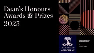 Dean's Honours Awards 2023