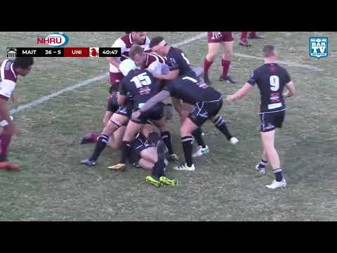 2018 NHRU   Premier 1   Rd 7 highlights   Maitland V Uni