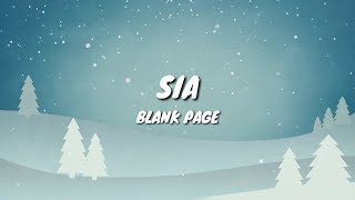 Sia - Blank Page (Lyrics)