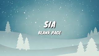 Sia - Blank Page (Lyrics)