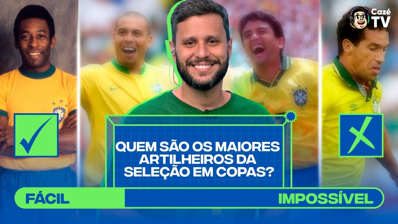 VOCÊ LEMBRA OS MAIORES ARTILHEIROS DO BRASIL EM COPAS DO MUNDO? | COPEIROS #5
