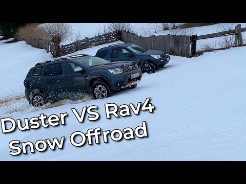 Dacia Duster 4x4 vs Toyota Rav4 Snow Offroad 2021