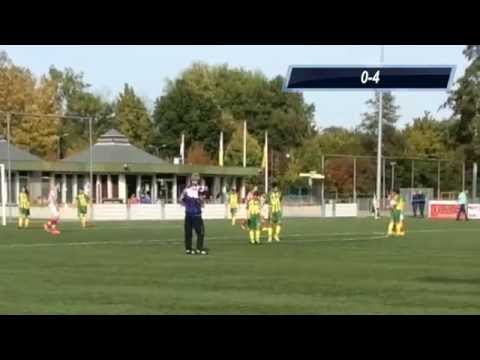 Brederodes C2 - Geinoord O14: 0-5. De doelpunten en een aantal van de kansen.