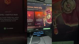 Free dota arcana from valve! Comes with dotaplus and battlepass