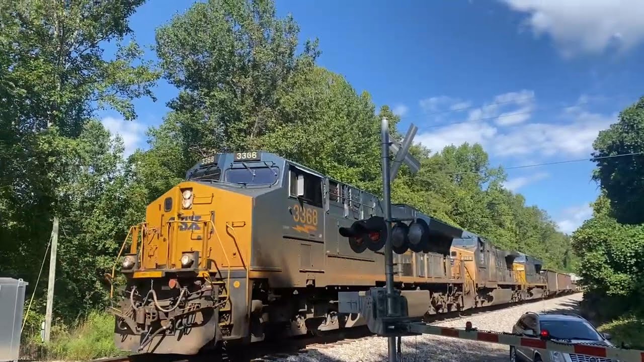Perfect CSX day! Bright sunshine and a cool breeze! CSX M653 and B651