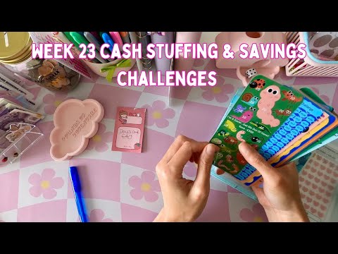 WEEK 23 BUDGET CHECK-IN, CASH STUFFING & SAVINGS CHALLENGES