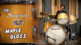 Video thumbnail for HUGE 70s Slingerland Drum Kit - Maple Gloss! by Steve Maxwell Drums