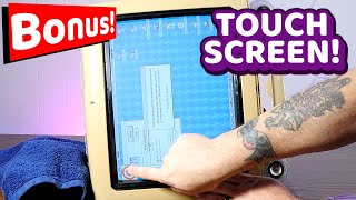 BONUS VIDEO: Tinkering With a Weird Touch Screen iMac G3!