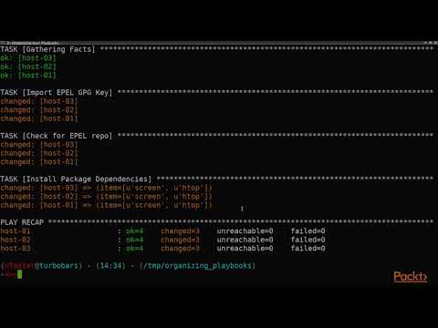 Practical Ansible Solutions Basics of Organizing Your Playbooks|packtpub com