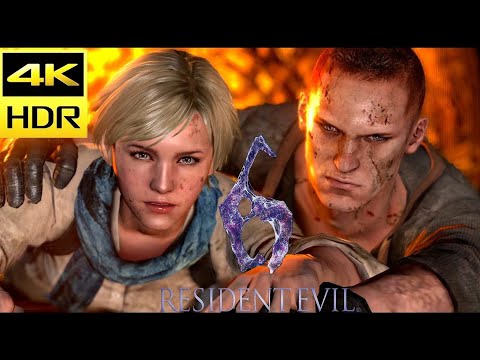 ALL SHERRY & JAKE'S SCENES.RESIDENT EVIL 6 .4K 60FPS HDR DOLBY VISION.