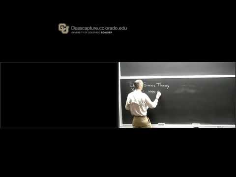 Gregory Moore Lecture 1 on Intro to 2+1D Chern Simons Theory