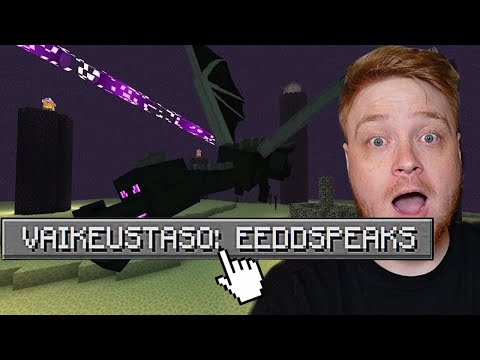 Mulle tehtiin OMA vaikeustaso Minecraftiin...