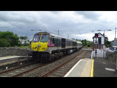 IE 201 Class loco 233 + Enterprise Train - Poyntzpass 7/8/15