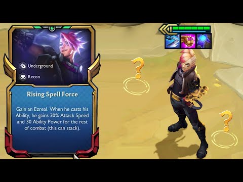 Rising Spell Force + Ezreal Reroll Comp is so BROKENN | TFT SET 8