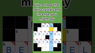 Like a shop that sells crystals and incense, you might say NYT Crossword Clue #nytmini