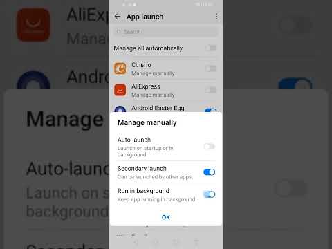 How to prevent applications in Huawei from running in the background