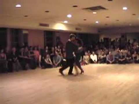  Luciana Valle  and  Alex Krebs  are  dancing  to  a  nontraditional song