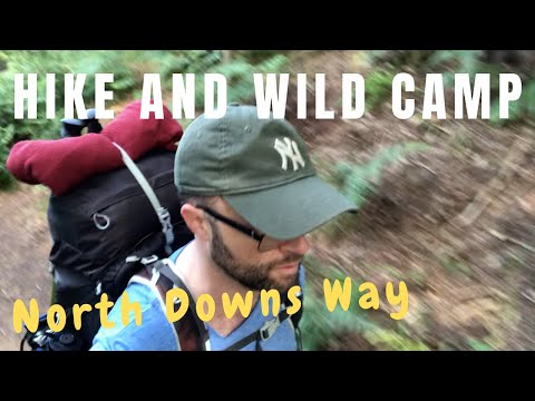 Solo Hike & Wild Camp - North Downs Way | Dutch Army Hooped Bivi | Bad Night's Sleep