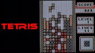 Tetris playing on the Game Boy