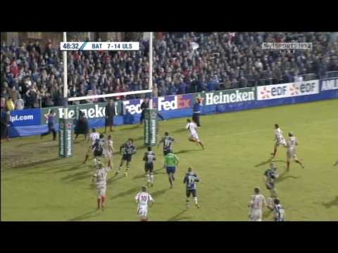 Bath v Ulster - Ulster try 2, Darren Cave