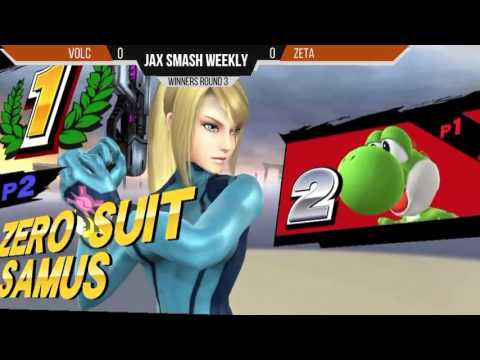 Jax Smash Weekly 4/7/16 - Volc(Yoshi) Vs. Zeta(ZSS) WR3