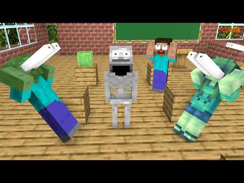 HA HA SCHOOL MINECRAFT : Terrifying icecream sellers  Minecraft Animation_1080p