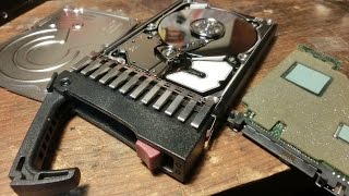 HP 300GB SAS Plug-N-Play Server Hard Drive Teardown