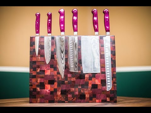 DIY - Chaotic Pattern Floating Knife Stand