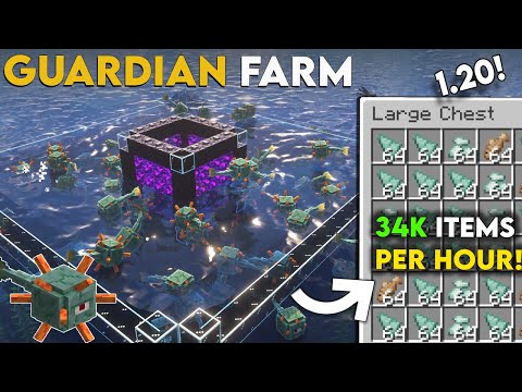 Ultimate Minecraft Guardian Farm Tutorial