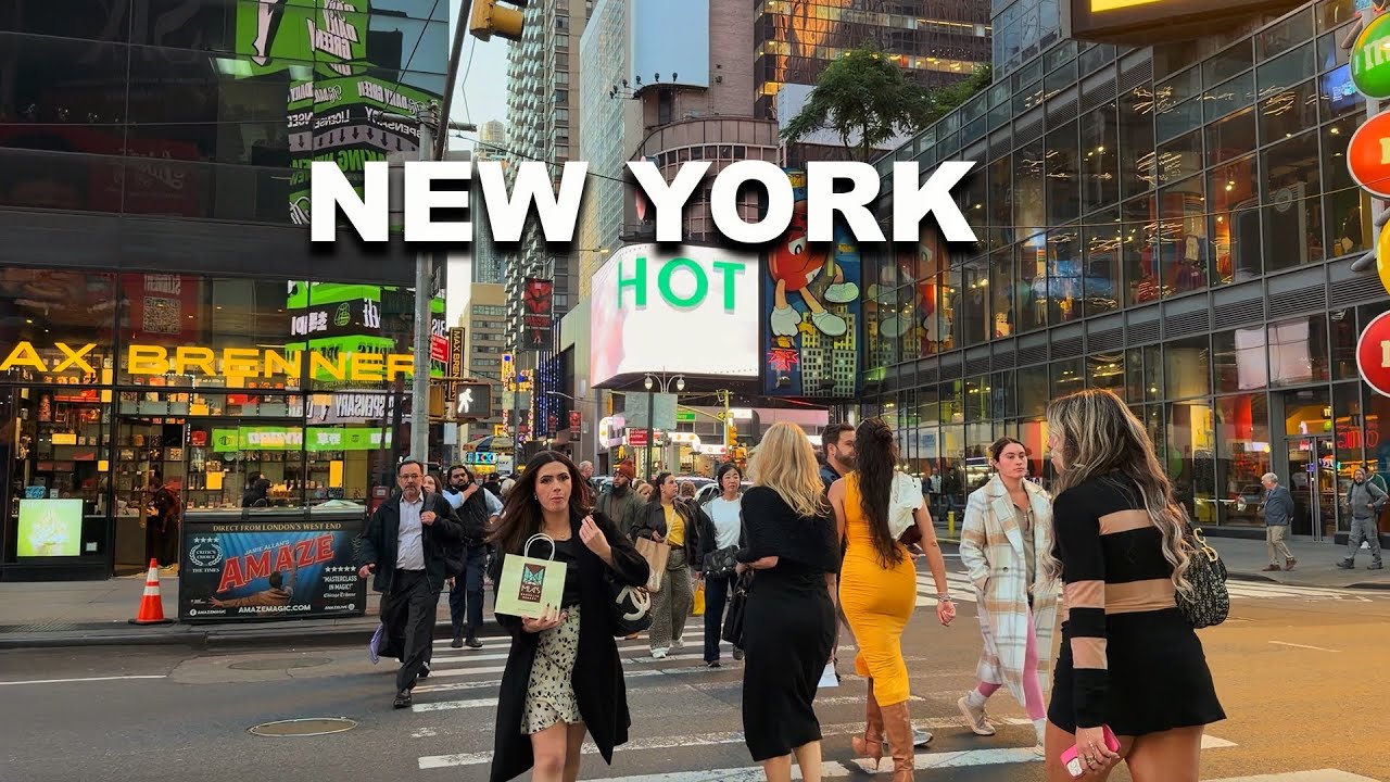 Immersive street-level walking tour through New, York, showcasing authentic urban landscapes, local architecture, and the vibrant atmosphere of the city's neighborhoods