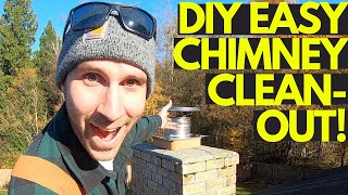 DIY EASY Chimney Clean Out for Less Than $80!