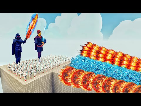 100x STORMTROOPER + DARTH VADER + ANAKIN vs EVERY GOD - Totally Accurate Battle Simulator TABS