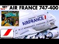 AIR FRANCE BOEING 747 Paris To Mexico City Fantastic Full Flight 2 HOUR Film