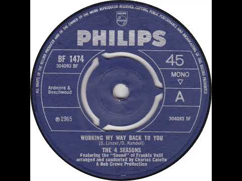 UK New Entry 1966 (81) The 4 Seasons - Working My Way Back To You