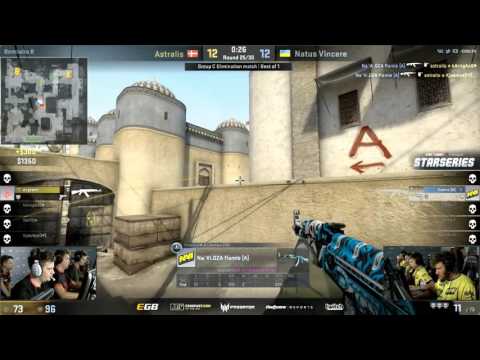 Flamie 1v4 | Na'Vi vs Astralis | Starseries Season 2 | Group C