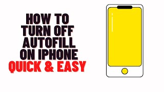 how to turn off autofill on iphone,How to disable the autofill feature in your safari browser