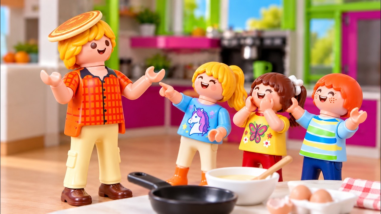 Playmobil Film "Das Pfannkuchenchaos" Familie Jansen / Kinderfilm / Kinderserie