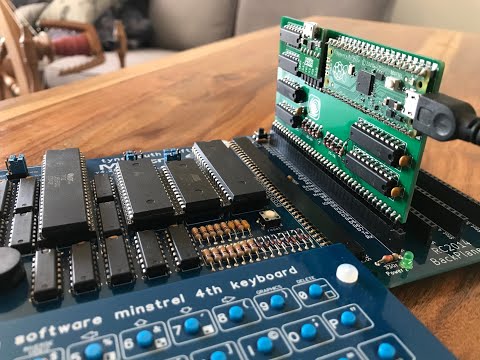 Short demo of the keyboard interface for Tynemouth Software's Minstrel 4th / 4D