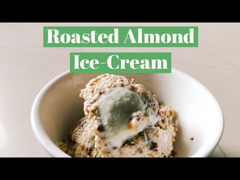 Roasted Almond Ice-Cream