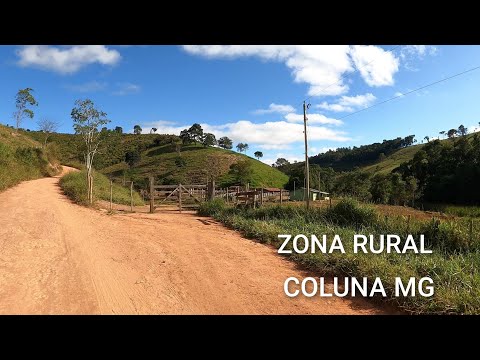 TERRA DE MINAS GERAIS , COLUNA MG, PASSEIO DE MOTO PELAS ESTRADAS RURAIS DE MINAS , CÓRREGO VERMELHO