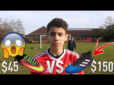 NEW $150 ADIDAS ACE 17+ FOOTBALL BOOT Vs $45 NIKE MERCURIAL FOOTBALL BOOT!! Which is Better?