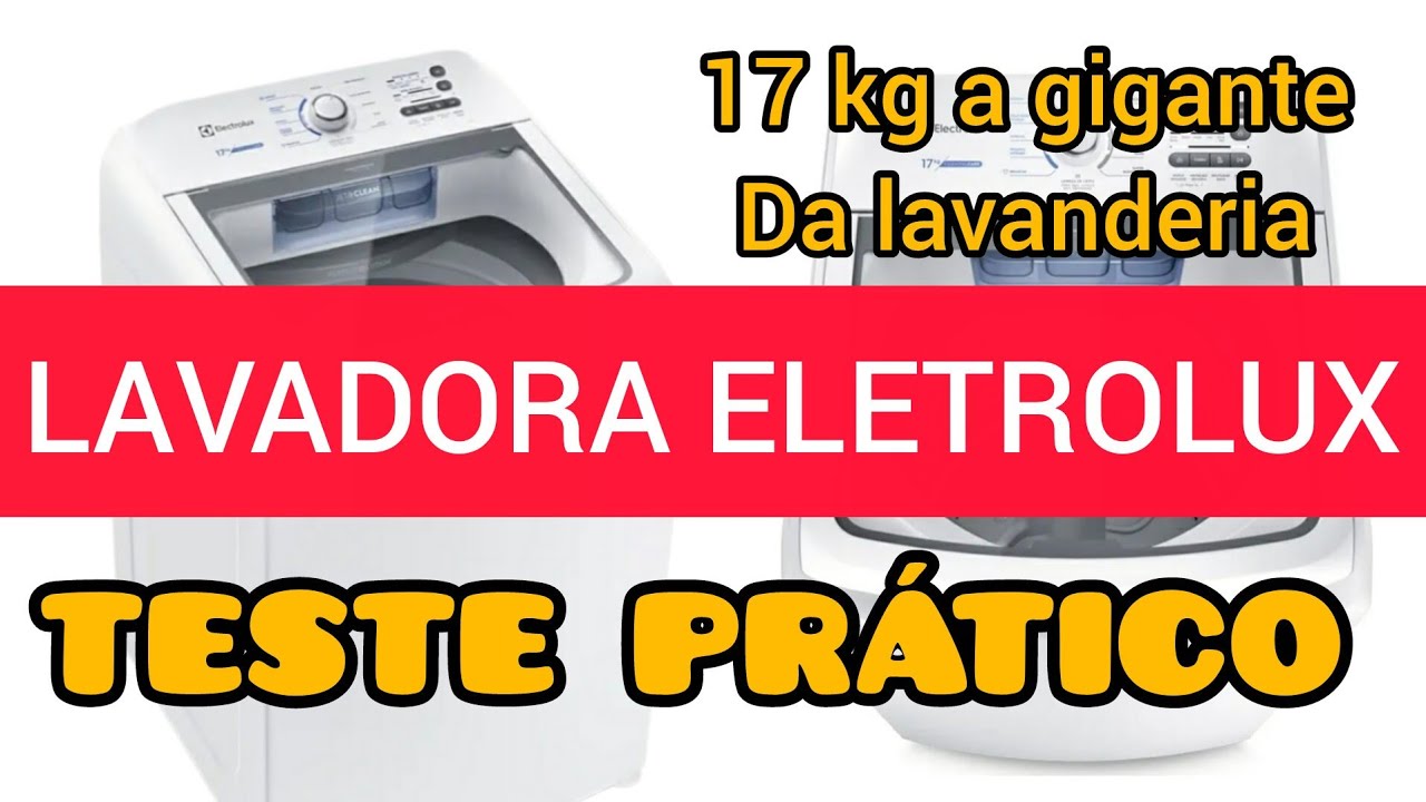 Miniatura da avaliação em vídeo de Máquina de Lavar Electrolux LED17 17kg Essential Care