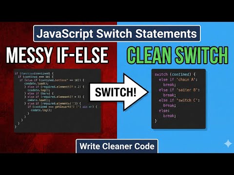 16 Stop Using If Else Write Cleaner Code With Javascript Switch Statements