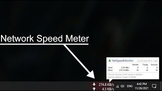 how to get network speed meter in windows 10 | Quick tutorial